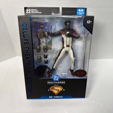 NEW McFarlane DC Multiverse 7 Mr. Terrific Platinum Deluxe Theatrical Ed READ