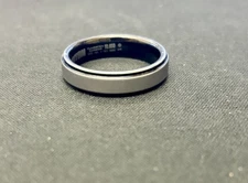Triton Tungsten Carbide, Gunmetal Men’s Wedding Ring