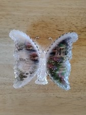 FAITH - Garden of Paradise Crystalline Butterfly Sculpture Thomas Kinkade- 2015