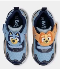 Bluey Toddler Boys Athletic Sneakers Light Up Slip On Sneaker Blue Size 6