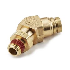 Parker Vs179ptc-6-4 Brass Dot Push-To-Connect Fitting, Brass, Silver