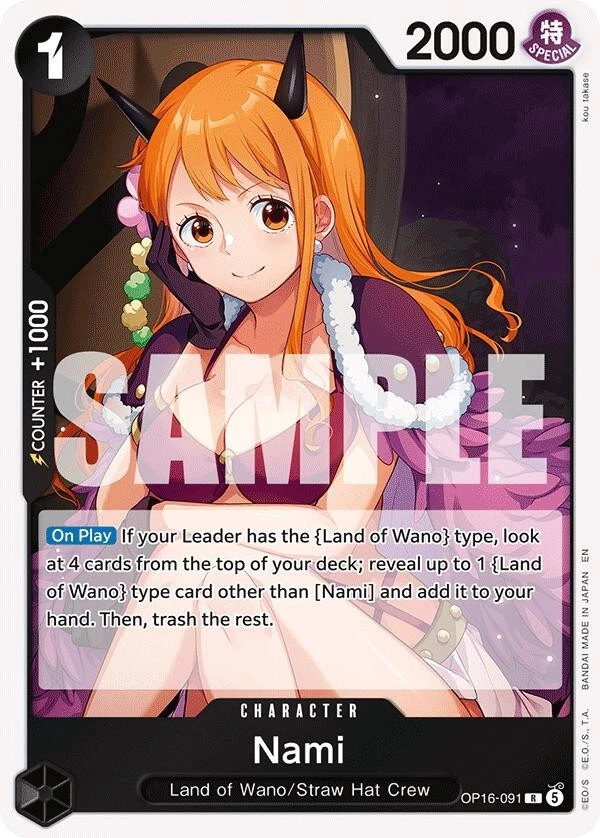 Nami-Op01-016 OP01-016 One Piece Promotion Cards for sale | eBay