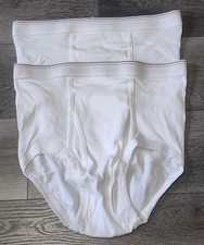 2 Vtg Fruit Of The Loom Mens Briefs Underwear Tightly Whitey Size Medium 34-36