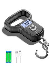 MEIYA Fish Scale: Dual Power,Extra Wide Handle,Backlit LCD Display,Fishing Gifts