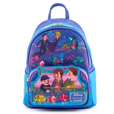 Hermosa mini mochila de salón de baile salobre con perillas de cama y escobas de Disney