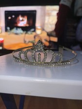 Crystal Tiara Crowns For Women Girls Princess Elegant 1Pcs, Gold Crown 1PCS