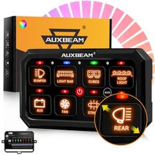 AUXBEAM RA80 XL RGB 8 Gang Switch Panel Circuit For Can Am Maverick X3 MAX / R