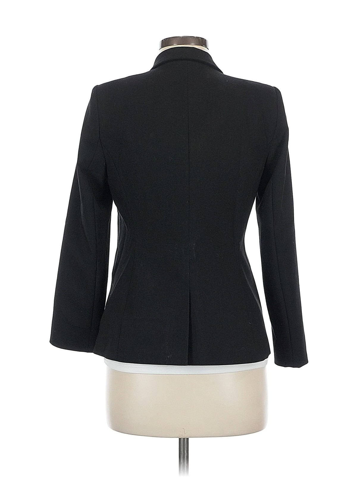 Calvin Klein Women Black Blazer 6 Petites thumbnail 2