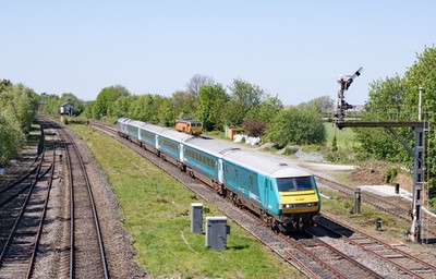 Foto 6x4 Züge an Holywell Junction - Mai 2017 (6) Greenfield\/Maes-Gla c2017