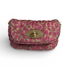 Mulberry Bayswater Belt Handbag, 1377548 | Pink | Size: W:17cm x H:11cm x D:4cm