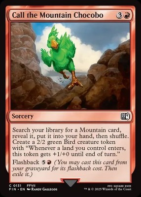 MTG I Ruf nach dem Berg-Chocobo I Final Fantasy I C 0131 I Common I DE I NM