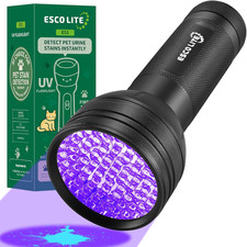 UV Flashlight Black Light, 51 LED 395 Nm Ultraviolet Blacklight Detector for Dog