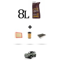 Hoffcar Wartungskit 3 Filter Und 8L ÖL FüR Land Rover Defender (L663) 2.0 P300