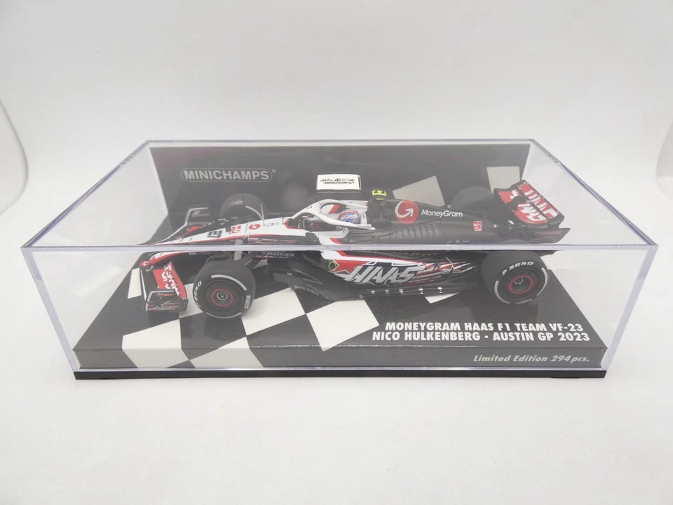 Haas F1 Team VF-23 Nico Hulkenberg #27 Austin GP 2023 Minichamps 1/43 Formula 1 - Immagine 3 di 3