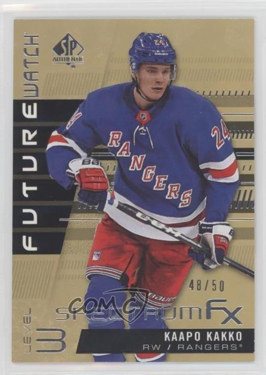 2019 SP Authentic Spectrum FX Bounty Gold 48/50 Kaapo Kakko #S-99 Rookie RC 0ll