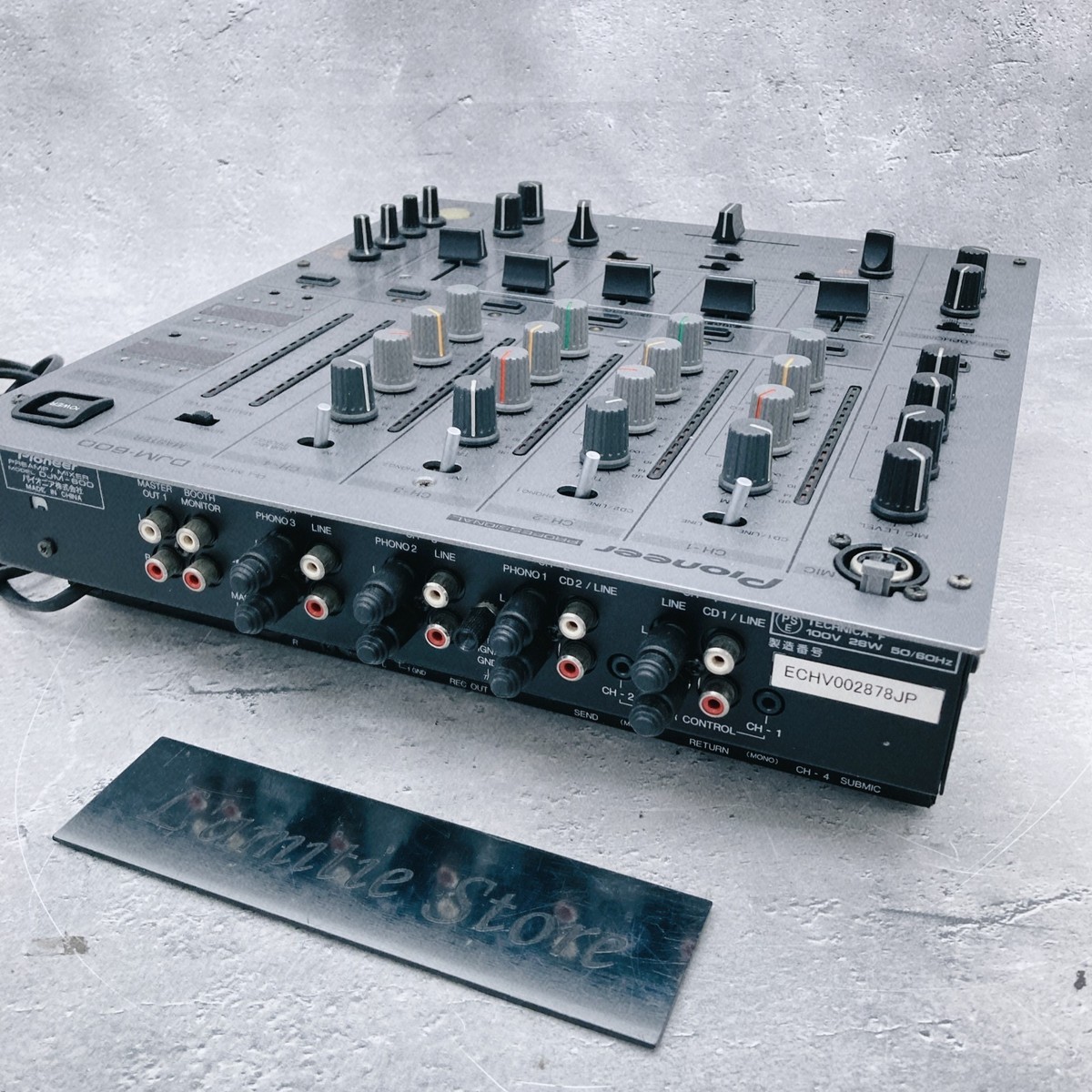 Pioneer DJM-600 Silver Professional DJ Mixer 4-Channel 4ch DJM600