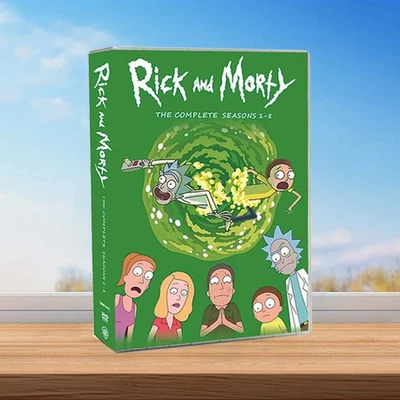 Rick and Morty : Complete Series, Season 1-8 (DVD , 16-Disc Box Set) New