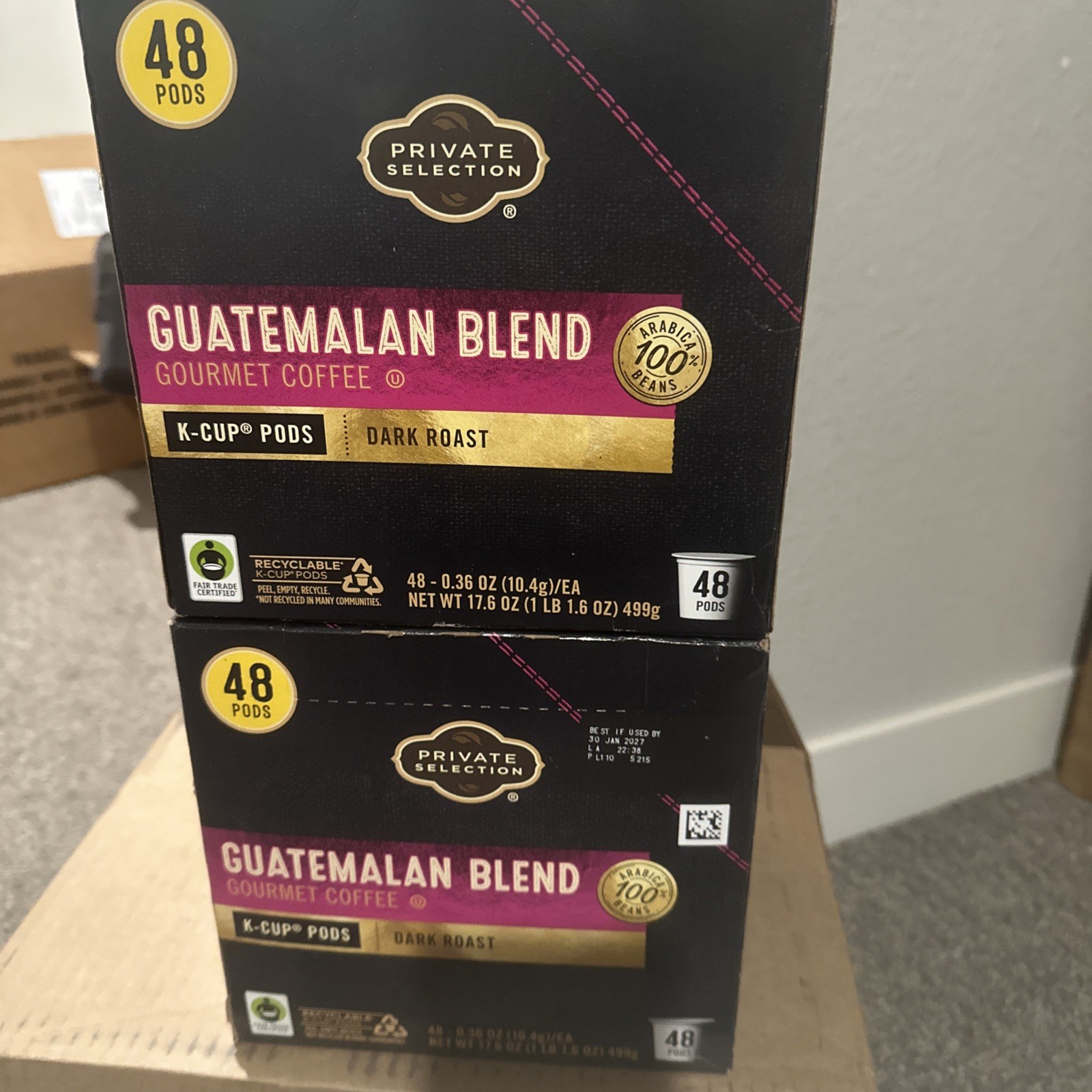 Guatemalan Private Selection Blend Coffee K-Cups 96 Total Ne