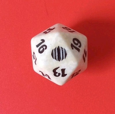 Shards of Alara *white* Spindown Life Counter MTG D20 Dice Magic Gathering Die