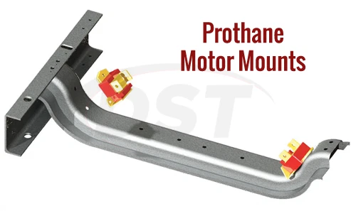 Kit de montagem Prothane Motor/Transmissão VERMELHO para 1987-1995 Jeep Wrangler YJ 6 cilindros - Imagem 3 de 4