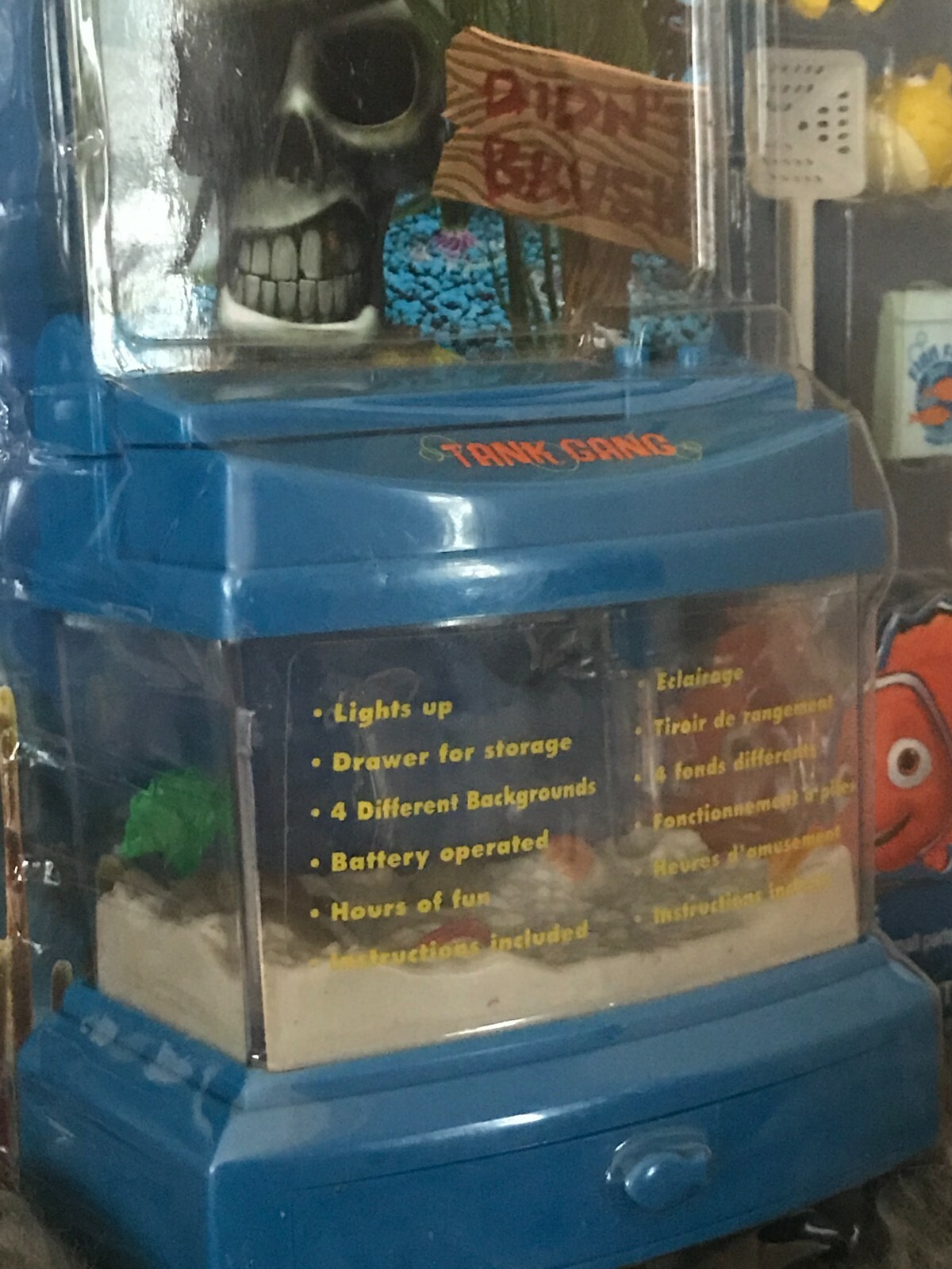 tiny tanks aquarium toy