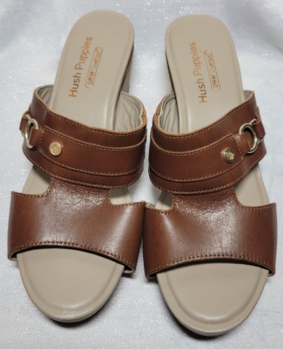 Women’s DRM  Cushion Style by Hush Puppies Slide Sandals Heels Size 7M