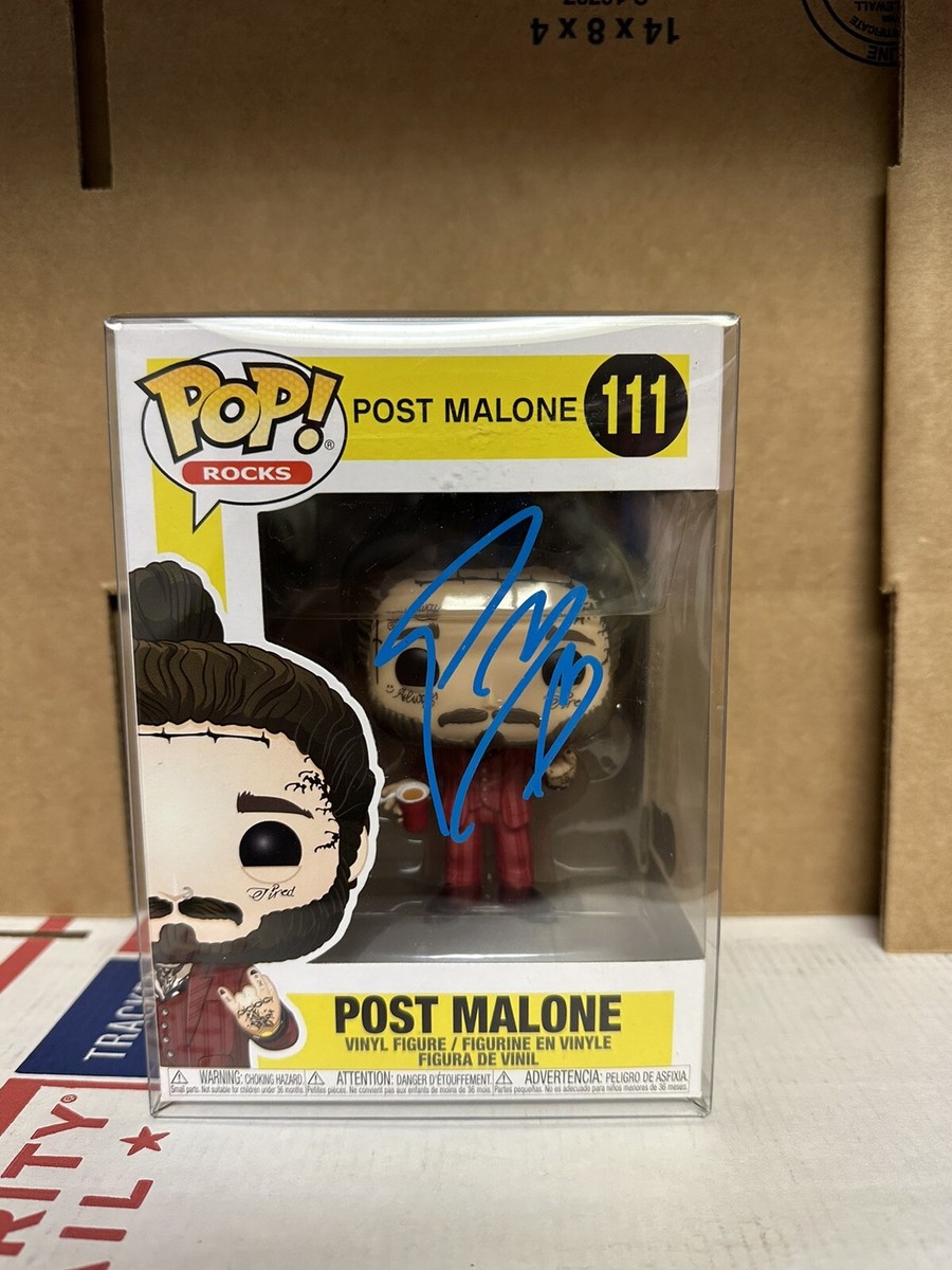 POST MALONE 111 SIGNED AUTOGRAPHED FUNKO POP! BECKETT