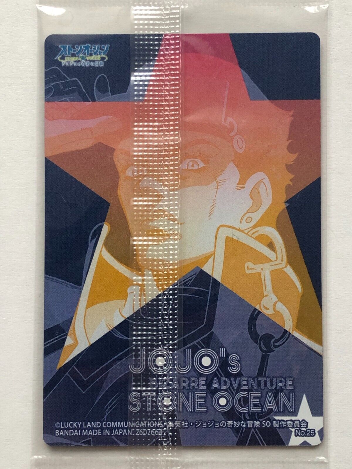 JoJo's Bizarre Adventure Stone Ocean Wafer Card Jotaro Kujo Stand