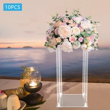 10* Acrylic Flower Rack For Wedding Bridal Party Decoration Prom Flower Stand