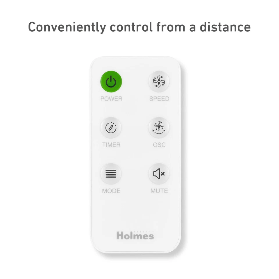 HOLMES 16" Digital Stand Fan, 80° Oscillation, 3 Speeds, 3 Modes, 7.5-Hour Timer - Image 4 of 4