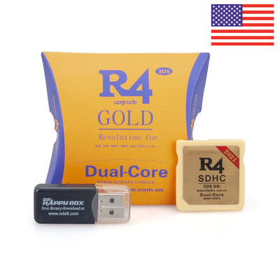 R4 Gold Isdhc 21 For Ds 3ds 2ds Ndsll Revolution Cartridge With Usb Adapter Ebay R4 Gold Isdhc 21 For Ds 3ds 2ds Ndsll Revolution Cartridge With Usb Adapter Ebay