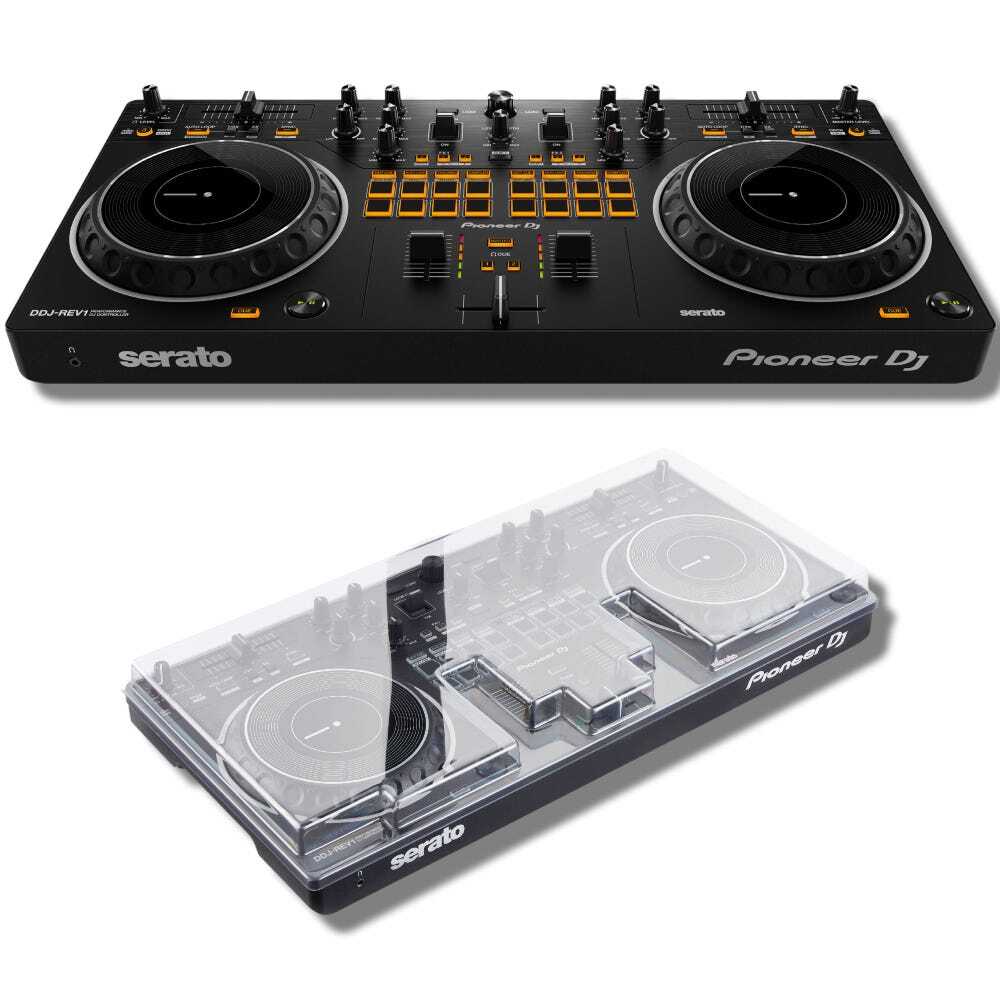 Pioneer DJ DDJ-REV1 2-deck Serato DJ Controller with Decksaver