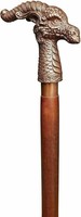 Neu Drachen Messing Kopf Griff Braun Poliert Holz Gehstock Handarbeit Geschenk