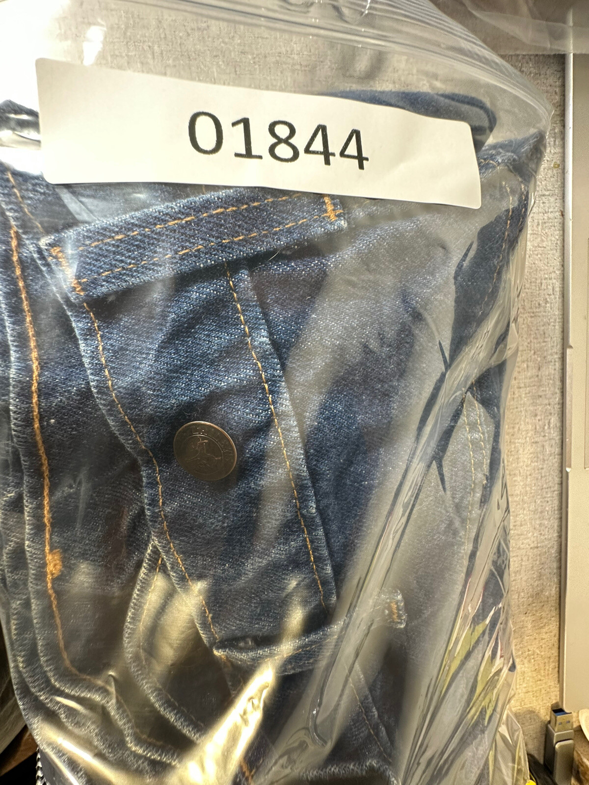 VINTAGE Baileys Original Wild Ass Jeans Mens 35x31 Blue Denim Carpenter