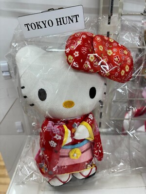 Sanrio Hello Kitty Kimono Standing Stuffed Toy