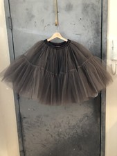 Handmade Etsy Tutu Women Tulle Skirt Full Elastic XS Small Brown