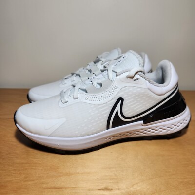 Nike Infinity Pro 2 Mens Sz 10.5 Golf Shoes White Black Photon Dust DJ5593-115 Nike Infinity Pro 2 White Black Photon Dust Golf Shoes  main image 4