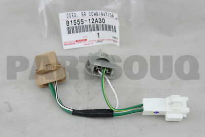 8155512A30 Toyota SOCKET & WIRE SUB-ASSY, REAR COMBINATION LAMP 8155512A30 Toyota SOCKET & WIRE SUB-ASSY, REAR COMBINATION LAMP