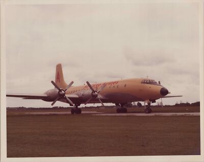 ALL CARGO AIRLINES BRISTOL BRITANNIA VINTAGE ORIGINAL HERSTELLERFOTO