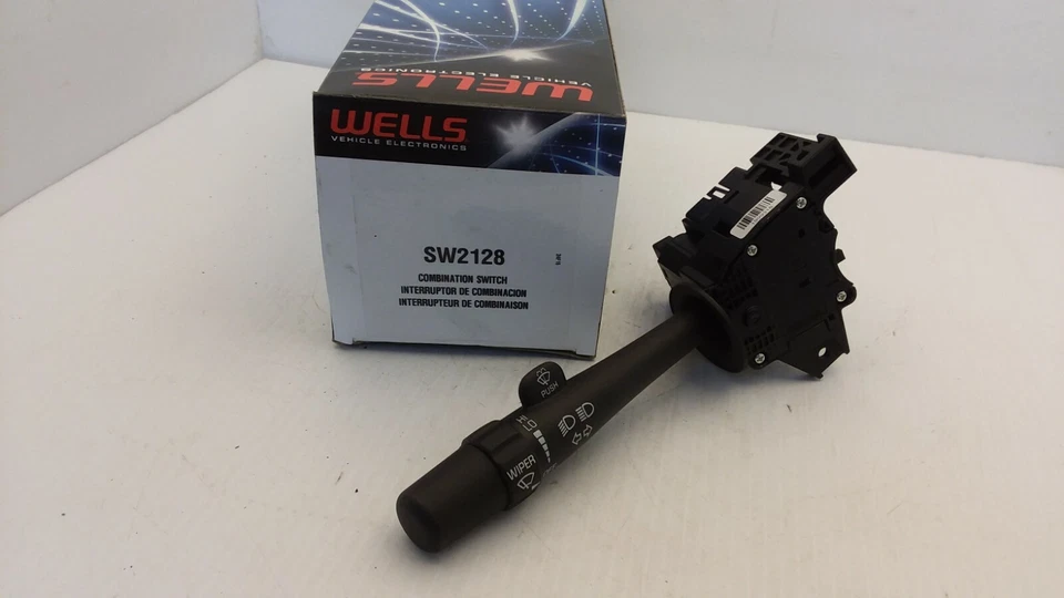 WELLS SW2128 COMBINACIÓN INTERRUPTOR LIMPIAPARABRISAS SE ADAPTA A 2000 CADILLAC DEVILLE NUEVO EN CAJA Foto 3 de 4
