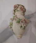 Antique Porcelain Chandelier Component Decorated Vintage Baroque Rare