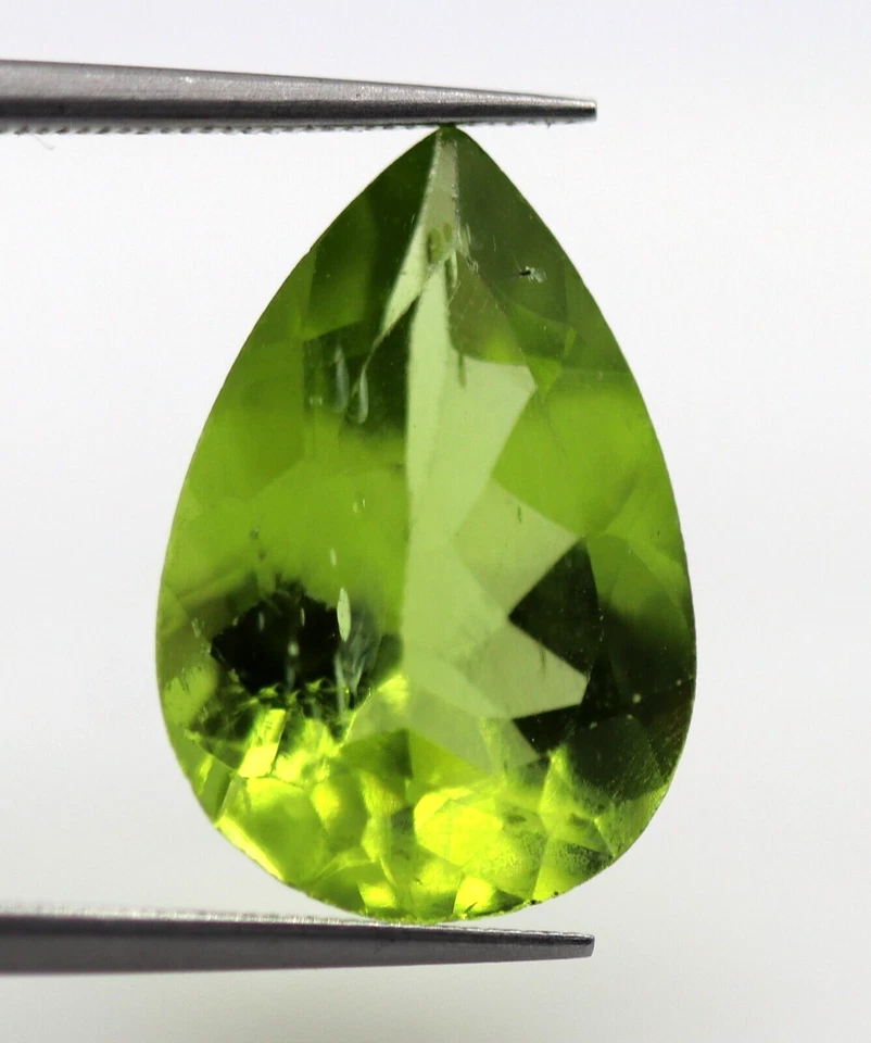 Snake Style 925 Sterling Silver Ring 3.95 Ct Natural Peridot Gemstone Size 8 US - Image 4 of 4