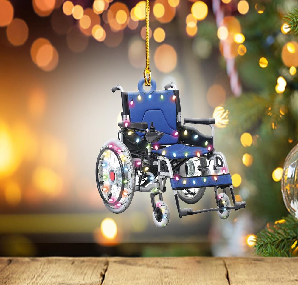 Personalized Multifunctional wheelchair Christmas Ornament Multifunctional gift