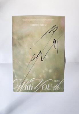 TWICE 13TH MINI ALBUM WITH YOU-TH JEONGYEON SIGNED POSTCARD | eBay
