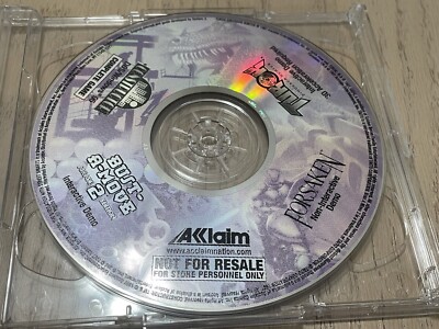 Acclaim 1997 PC Demo CD Turok Forsaken Constructor Bust-A-Move 2