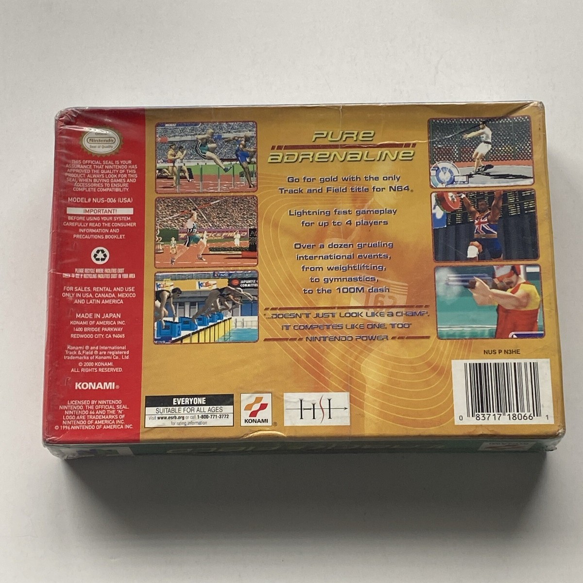 International Track & Field 2000 (Nintendo 64, 2000) for sale