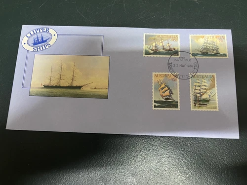 (397) 26-1-25 - Australia FDC cover - Clipper Ships (1984)