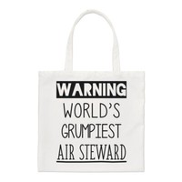 Achtung Weltweit Grumpiest Luft Steward Regular Tragetasche Beste Hostess KäUfer