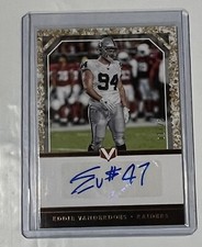 2017 Panini Vertex Football Eddie Vanderdoes Auto Card 1 /25