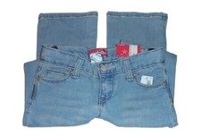 Old Navy Girls Adjustable Waist Boot-Cut Denim Jeans Light Wash Five 5 NWT